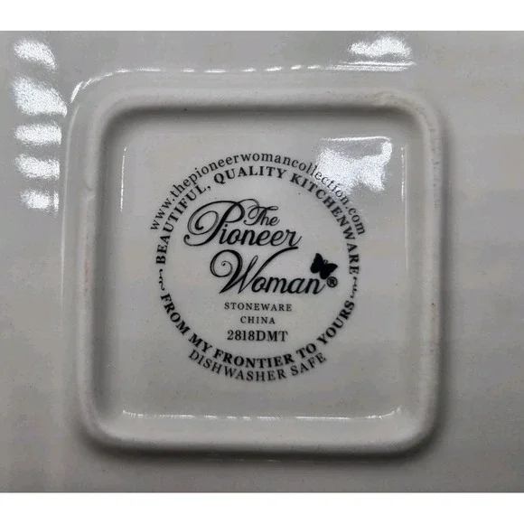Pioneer Woman Flea Market Floral Collection Ceramic Napkin Tray Farmhouse EUC - Picture 8 of 8